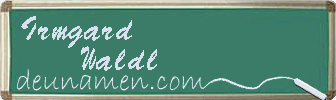 Irmgard Waldl Visitenkarte